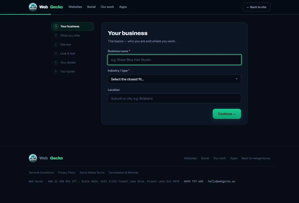 The quote tool
